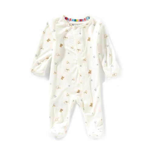 Magnetic Me Baby Boys Newborn-9 Months Long-Sleeve Lullaby Lane Footed Coverall