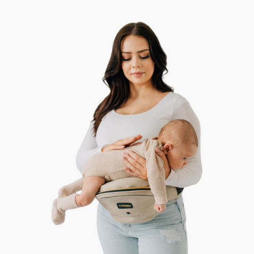Tushbaby Hip Seat Carrier - Cream Vegan Leather