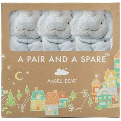 Angel Dear - Blue Dino Blankies Pair and A Spare 3 Piece Set