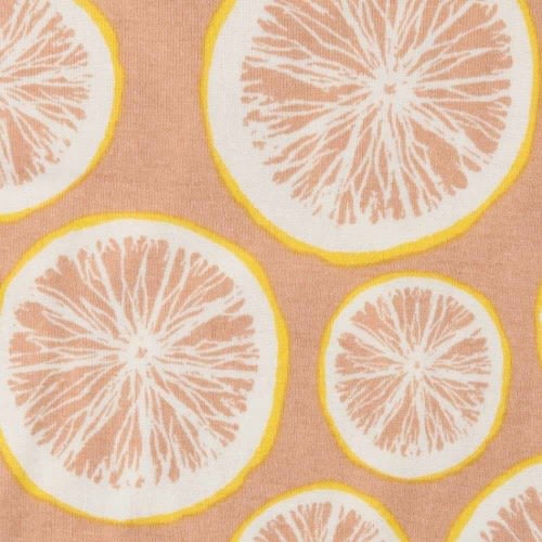 Grapefruit Organic Cotton Zipper Pajama