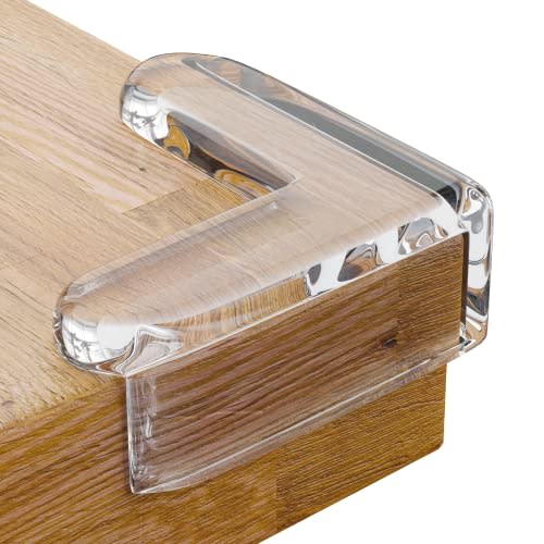 Corner Protector for Baby, Protectors Guards - Furniture Corner Guard & Edge Safety Bumpers - Baby Proof Bumper & Cushion to Cover Sharp Furniture & Table Edges - Clear and Transparent - (24 Pack)
