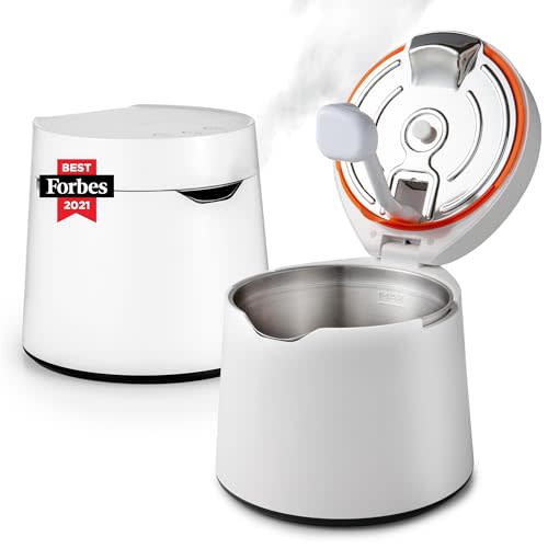 Carepod 31S Stainless Steel Humidifier for Large Room, Quiet & Safe for Baby, Only 3 Washable Parts & Easy to Clean, Ultrasonic Cool Mist Humidifiers for Bedroom, Filter-Free, Lasts 30Hrs (1Gal/4L)