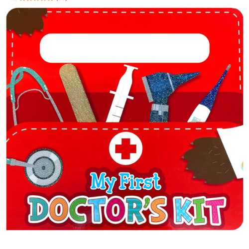 My First Doctor's Kit - Children's Sensory Touch and Feel Board Book with Handle