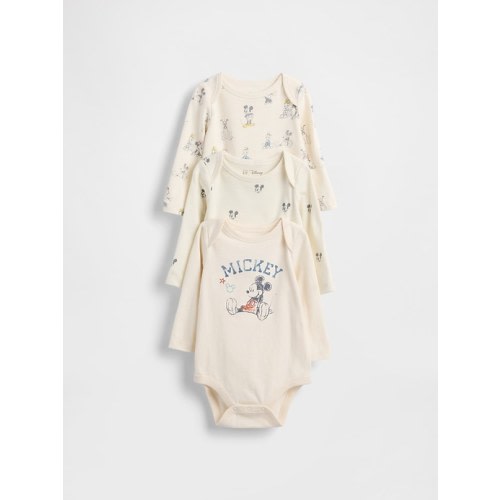 Gap × Disney Baby Organic Cotton Bodysuit (3-Pack)