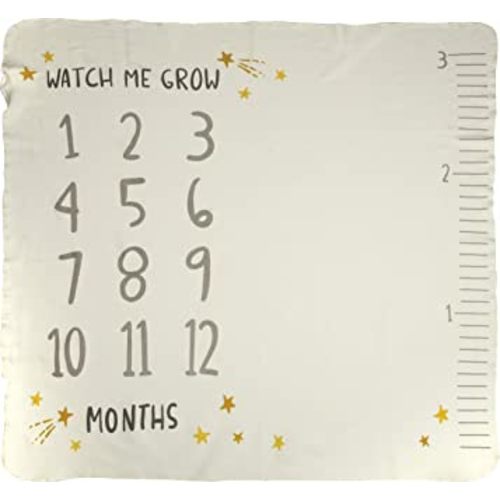 Primitives by Kathy Baby Milestone Blanket, 42" x 36", Watch Me Grow