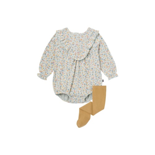 Bubble Romper and Tights Set