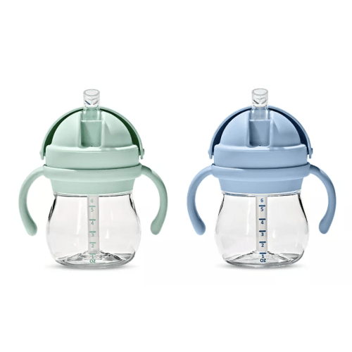 Tot Transitions Straw Cups with Handles 6 oz., 2 Pack