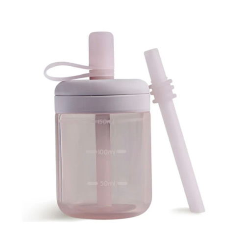 Silicone Training Cup with Straw