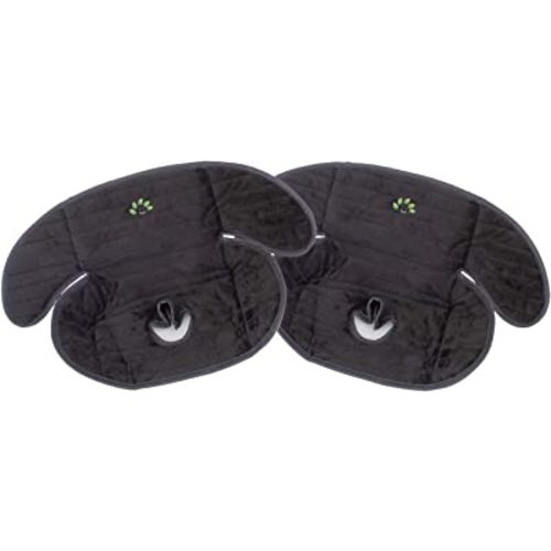 Piddle pad Car Seat Protector - Car Seat Saver Stroller Potty Pad, Baby Car Seat Cover, Car Seat Waterproof Liner for Potty Training Prevent Dipper Leaking 20x15 inch Black 2PCS(Black)