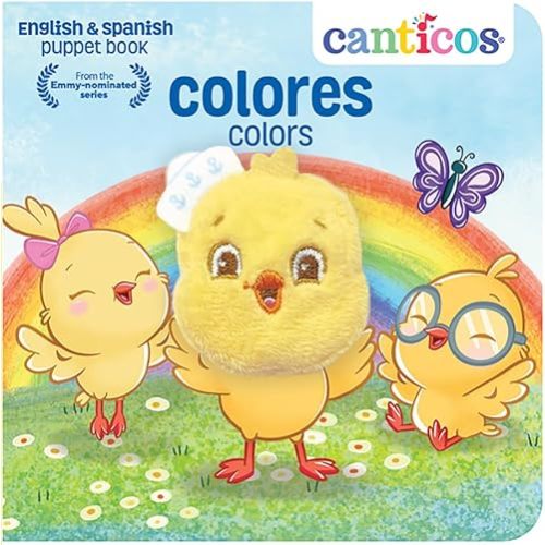 Canticos Colores libro de marionetas / Colors Puppet Book (Bilingual) Board book – August 27, 2024