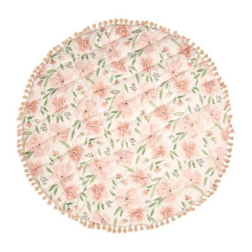 Crane Baby Cotton Quilted Activity Playmat - Parker Floral