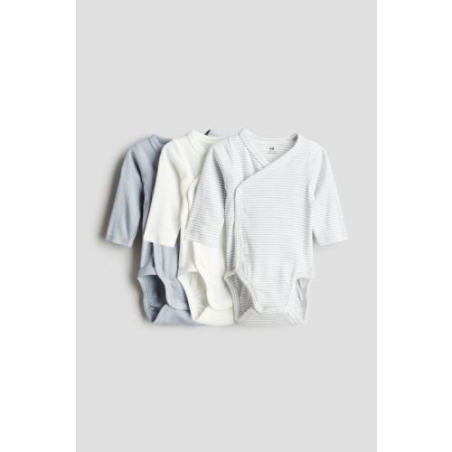 3-pack Long-sleeved Bodysuits