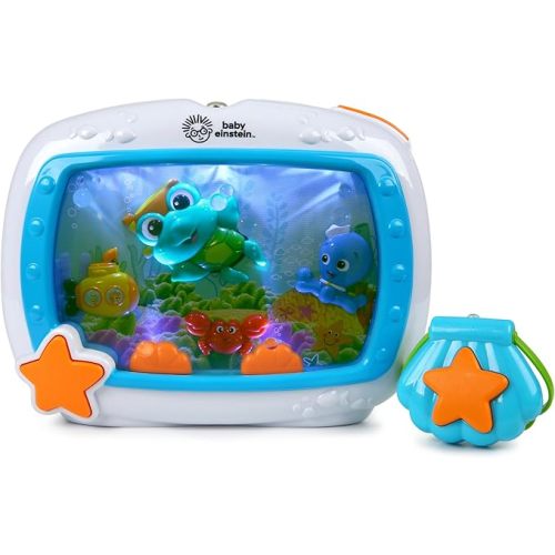 Baby Einstein Sea Dreams Soother Musical Crib Toy and Sound Machine, Newborn and up