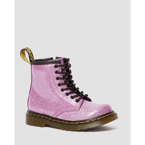 DR MARTENS Toddler 1460 Glitter Lace Up Boots