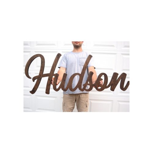 Custom Nursery Wood Name Sign for Baby Shower Gift or Personalized Nursery Decor, Kids Name Sign for Accent Wall in Nursery or Kids Room