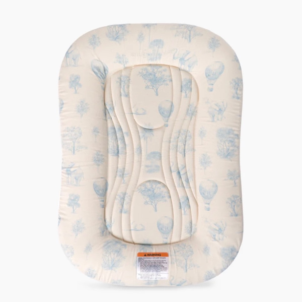 Infant Lounger Wave | Blue Toile