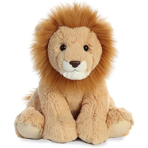 Aurora® Cuddly Lion Stuffed Animal - Cozy Comfort - Endless Snuggles - Brown 14 Inches