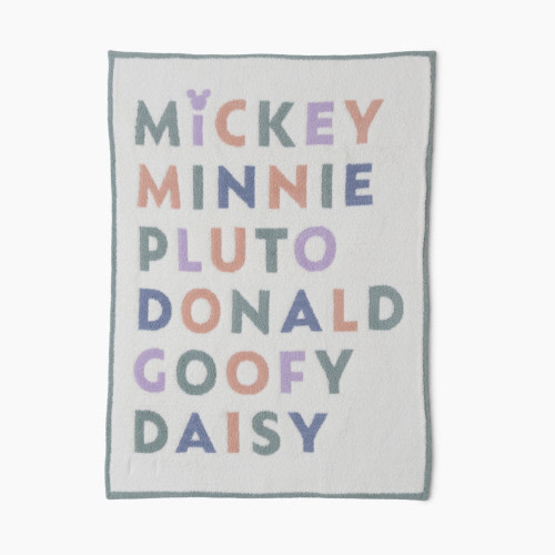 Barefoot Dreams CozyChic Disney Mickey & Friends Stroller Blanket - Cream