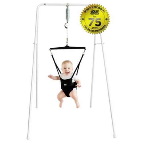 Jolly Jumper *Classic* with Stand - The Original Exerciser and Your Alternative to Activity Centers and Baby Bouncers. Trusted by Parents, Loved by Babies for over 75 Years.
