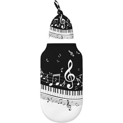 Music Note Swaddle Blankets Newborn Receiving Blanket Baby Swaddle Wrap Soft Sleeping Sack for Baby Girls Boys