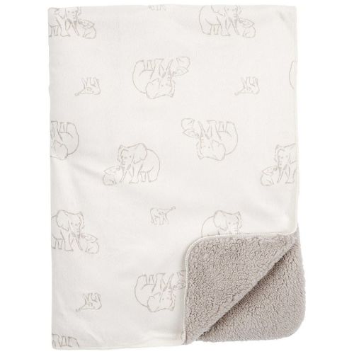 Baby Carter's Elephant Print Plush Blanket