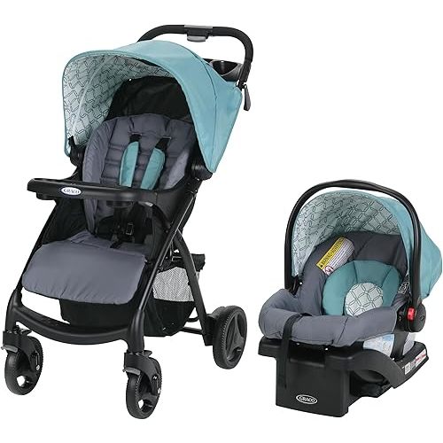Graco Verb Travel System | Includes Verb Stroller and SnugRide 30 Infant Car Seat, Merrick | Stroller and Carseat Combo