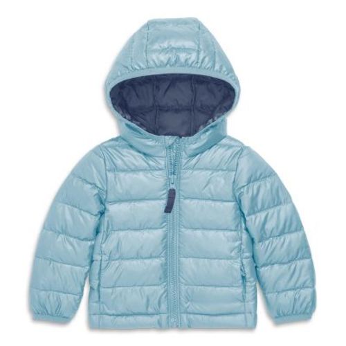 Primary Baby Lightweight Puffer Jacket in Stream Size 6-12 Months
