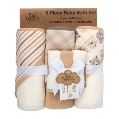 Baby Essentials 6-pc. Hooded Towels