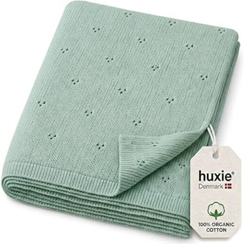 Receiving Blankets, 100% Organic Cotton Knit, Newborn Baby Swaddle