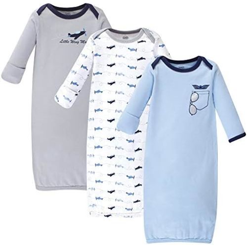 Luvable Friends Baby Girls' Cotton Gowns
