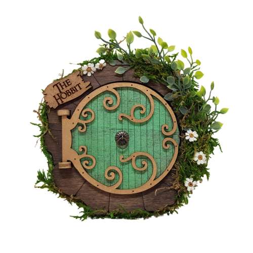 Hobbit door, hobbit door opening, fantasy, wooden, the shire, Fandom decoration, Hobbitcore, Lord of the rings gift.