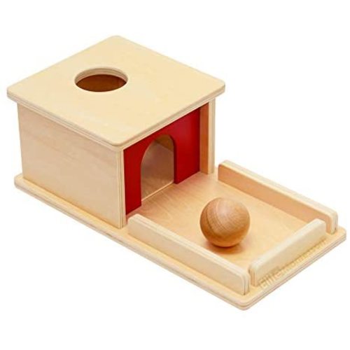 Elite Montessori Object Permanence Box with Tray and Ball