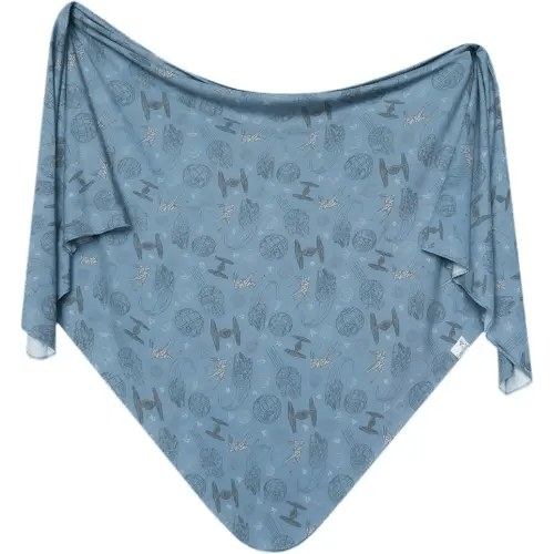 Copper Pearl Large Premium Knit Baby Swaddle Receiving Blanket Starships