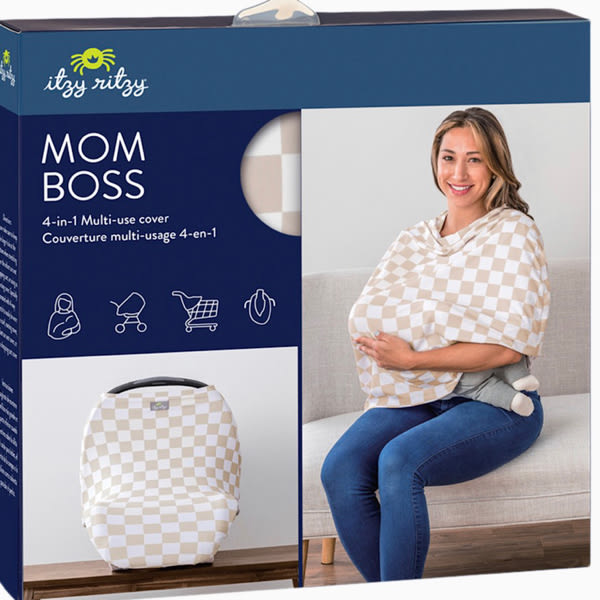 4-in-1 Nursing Cover, Car Seat Cover, Shopping Cart Cover & Infinity Scarf/ breastfeeding cover