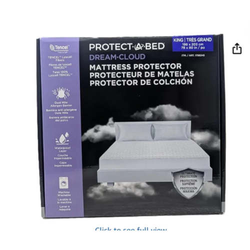 Protect-A-Bed Waterproof Mattress Protector – Breathable Tencel Lyocell Top