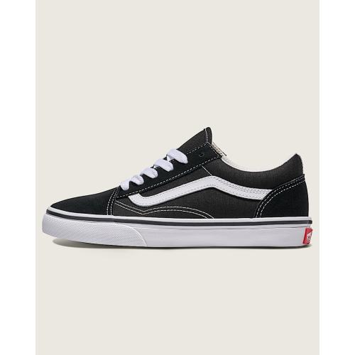 Big Kids Old Skool Shoe in Black / White | Vans