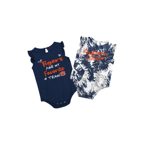 Auburn Tigers Two Bits 2-Pack Onesie
