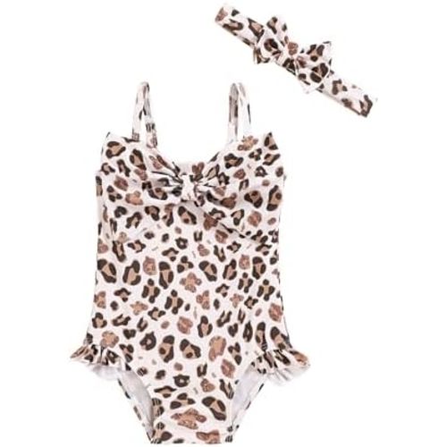 Mioglrie Toddler Baby Girl Swimsuit Infant Bathing Suits Summer Beach Swim Suit Newborn One Piece Swimwear for Girls