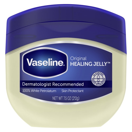 Vaseline Original Healing Jelly for Extra Dry, Cracked Skin & Eczema, Hypoallergenic, 7.5 oz