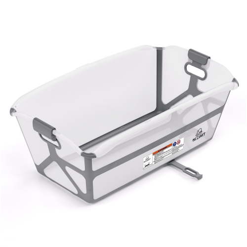 Spacious Foldable Baby Bathtub - Lightweight & Easy to Store - Convenient to Use at Home or Traveling