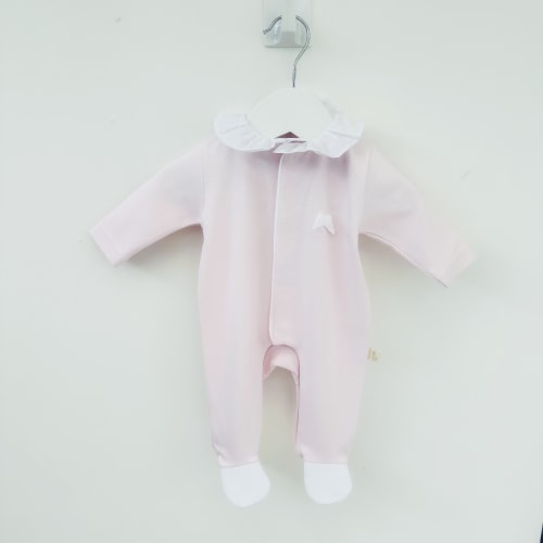 EXCLUSIVE TO US Baby Gi Girls Pink Angel Wings Cotton Sleepsuit
