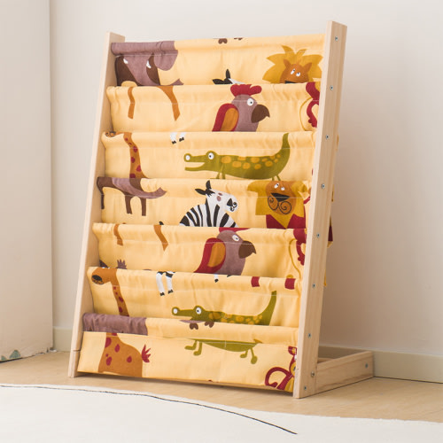 Toy Book Storage Cabinet,7 Tier Toddler Bookcase for Playroom Bedroom Living Room