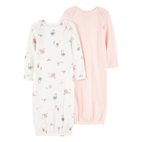 Newborn Baby Girls Carter's 2-pc. Sleeper Gown Set