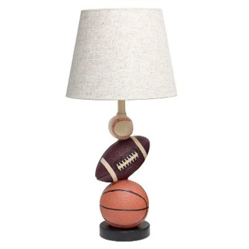 22" Sportslite Tall Popular Sports Combo Table Desk Lamp - Simple Designs