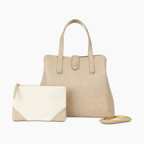 Fawn Design The Satchel Bundle Diaper Bag - Taupe