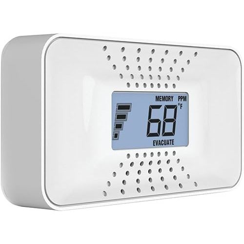 First Alert CO710 Carbon Monoxide Detector with 10-Year Battery and Digital Temperature Display , White
