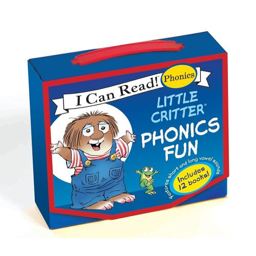 Little Critter 12-Book Phonics Fun!: A Box of 12 Mini-Books Featuring Short and Long Vowel Sounds (I Can Read Phonics)
