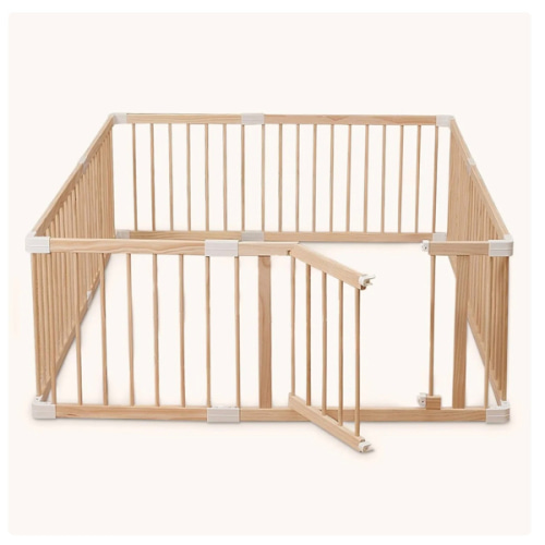 Wooden Baby Gate Playpen (56x56x24 Inch)