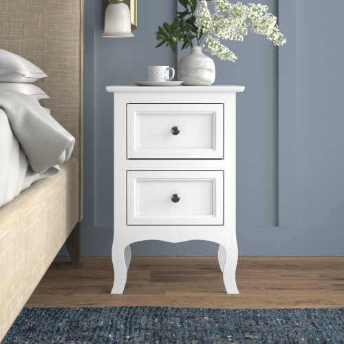 Authement 2 - Drawer Nightstand Storage Cabinet (Set of 2)