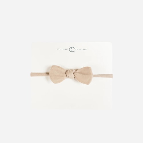 Organic Muslin Dainty Bow Baby Headband (3 Colors)